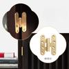 4 Pieces of High-end Brass Hinges Bedroom Wardrobe Door Hinges Kitchen Drawer Cabinet Hinges Wooden Furniture Accessories