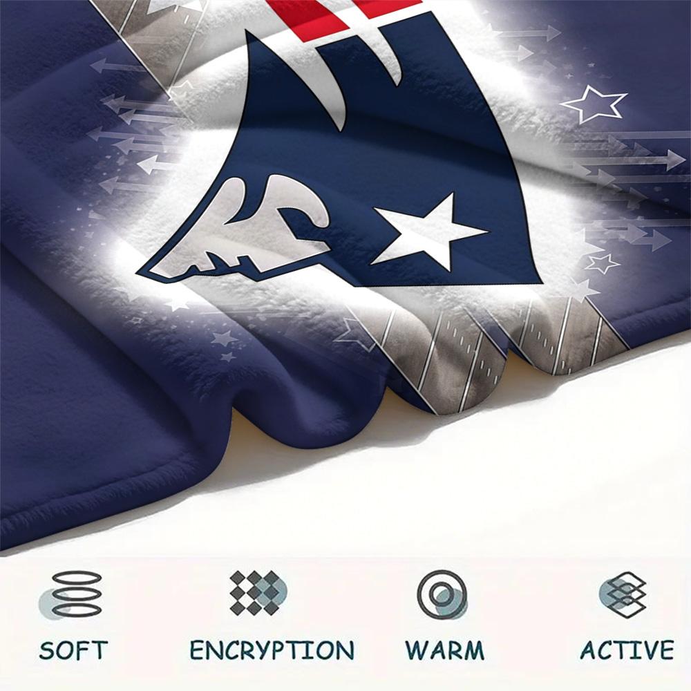 New England Patriots2 Flannel Blanket, High Quality Comfortable for All Seasons, Home Decor, Warmth and Comfort