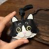 Soft Leather Ragdoll Cat Doll Keychain Pendant Hanging Bag Accessories Decoration Couple Doll Cute Gift Holiday Bag Pendant