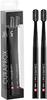 CURAPROX Zahnbürste Black is White (BIW) - 2er Set (Weiß x Schwarz)