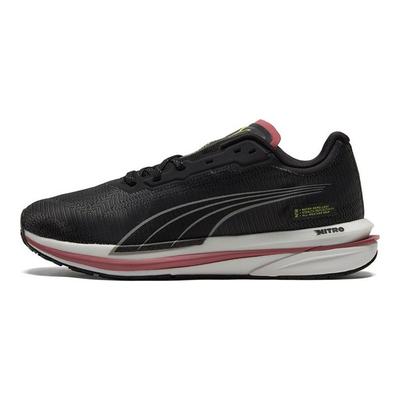Velocity Nitro WTR Black White Pink Women Sneakers Silver Yellow-Glow 195296-01