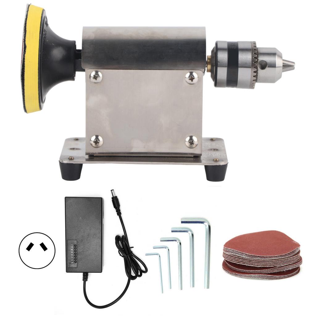 Electric Carving Grinder Benchtop Jewelry Polishing Machine Woodworking Sander Tool AC 110‑240VAU Plug 775(100W)