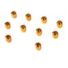 10PCS Electric Guitar Pickup Switch Tip Gold Round Retro Plastic Toggle Switch Knob Tip for 3 Way 5 Way