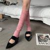 Summer Thin Socks Y2K Girls Sweet Lolita Long Socks Stocking Korea Style Ruffles Knee Socks Stockings Ballet Long Stockings