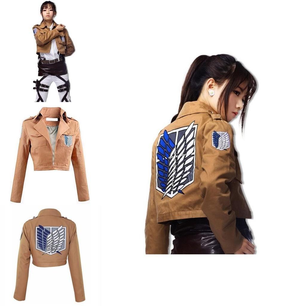 Attack On Titan Scouting Legion Cosplay Coat Jacket For Eren Jaeger Fans**