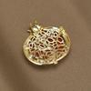 Fashion Fashion Pomegranate Zircon Brooch Elegant Premium Rhinestone Pin Ladies Dress Accessories Corsage Gift