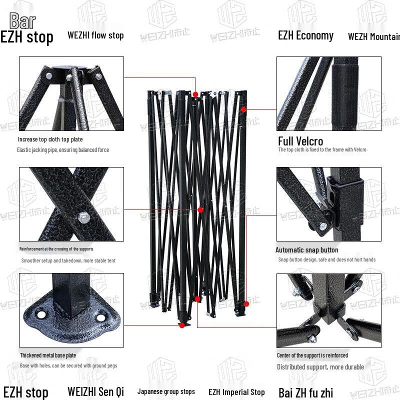 Weizhi Outdoor Foldable Pop-Up Canopy Tent