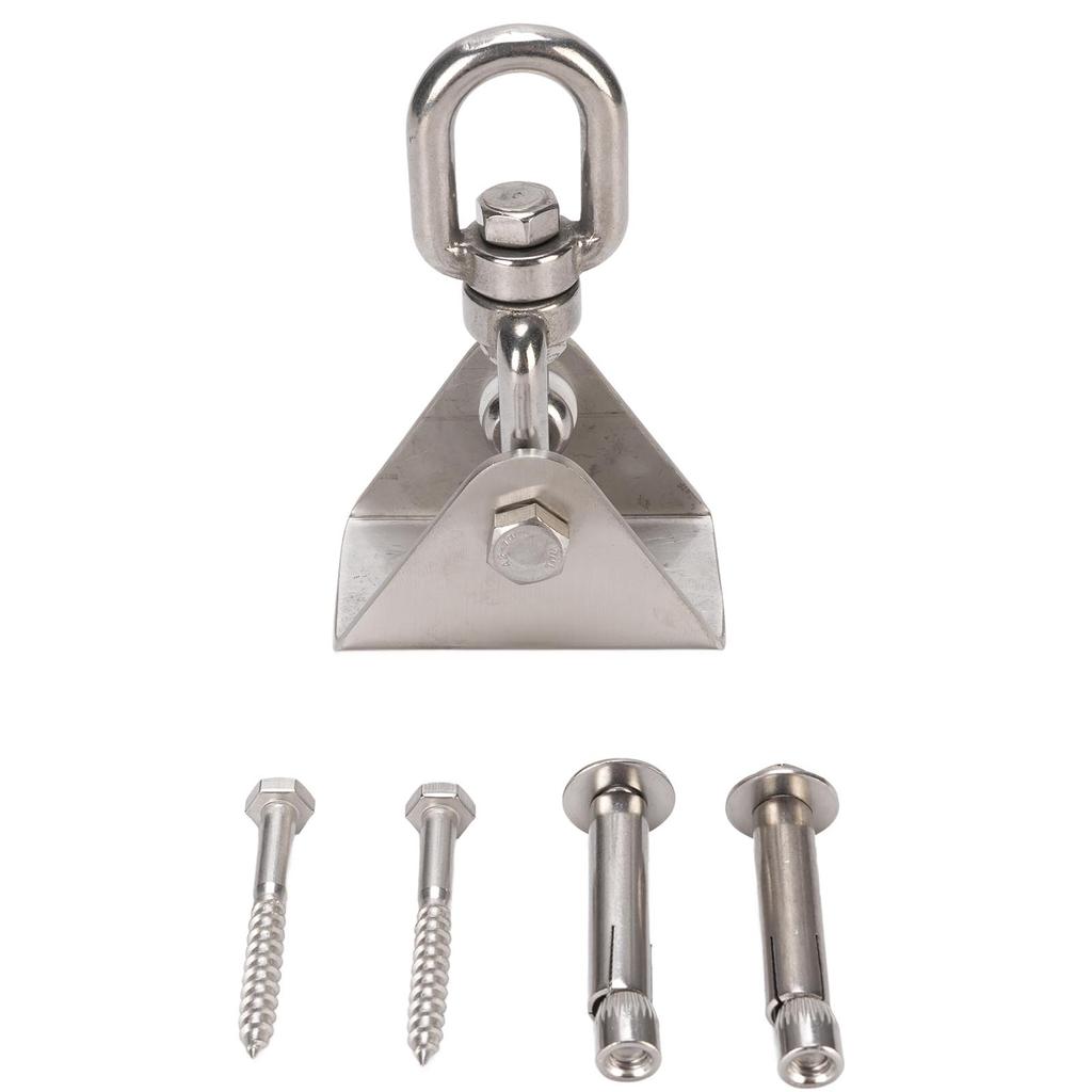 Swing Hangers Set 360 Degrees  Rotate Stainless Steel Swivel Swing Hooks 1200 Lb Loading Hammock Hooks for