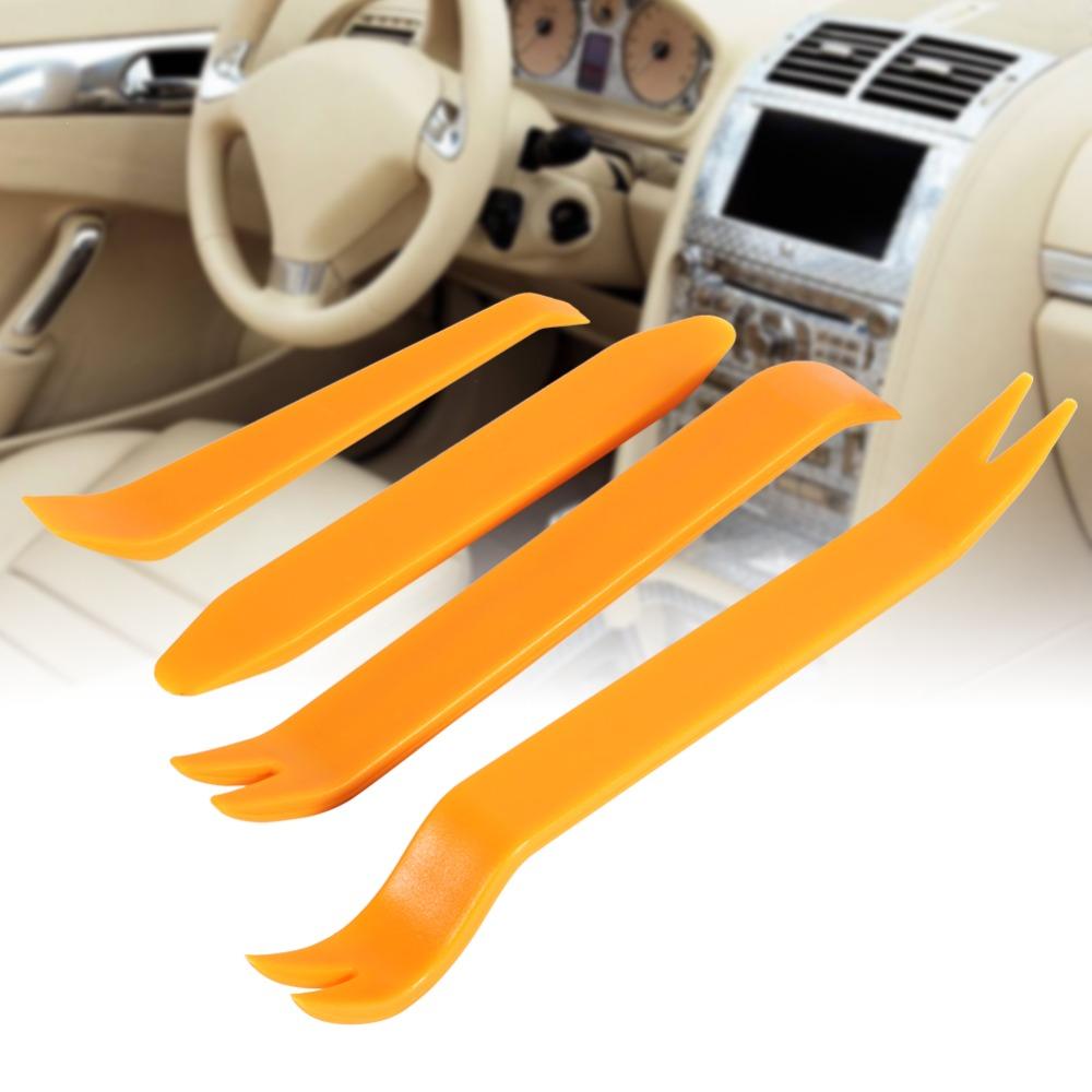 4PCS Universal Car Clip Removal Tool Plastic Dashboard Removal Tool  Interior Clip Removal