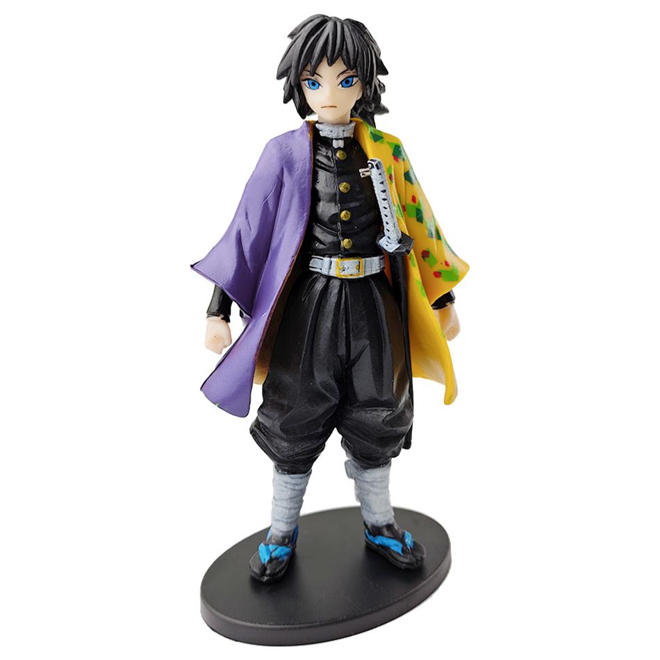 Figurină de Acțiune Anime Demon Slayer - Kamado Tanjirou cu Agatsuma Zenitsu și Nezuko Model PVC Jucării Kimetsu No Yaiba Războinici