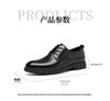 Red Dragonfly Men's 2025 Leather Derby Shoes - Genuine Leather Formal Business Suit Shoes