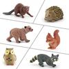 Forest Animal Pvc Miniature Models For Cake Decor And Nature Scene Figurines
