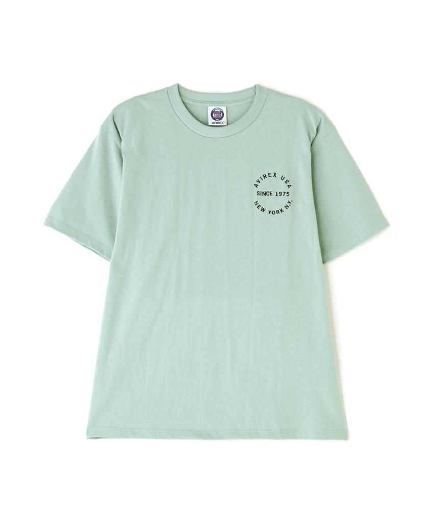 AVIREX VARSITY LOGO M 429 Mint T-SHIRT 2.0 Men's 783-2934007