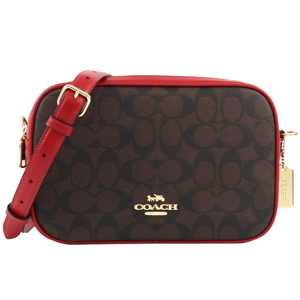 

Coach F68168 Signature Мини-сумка через плечо Коричневая 1941 2-way (IMRVQ Красный) [Использовал]