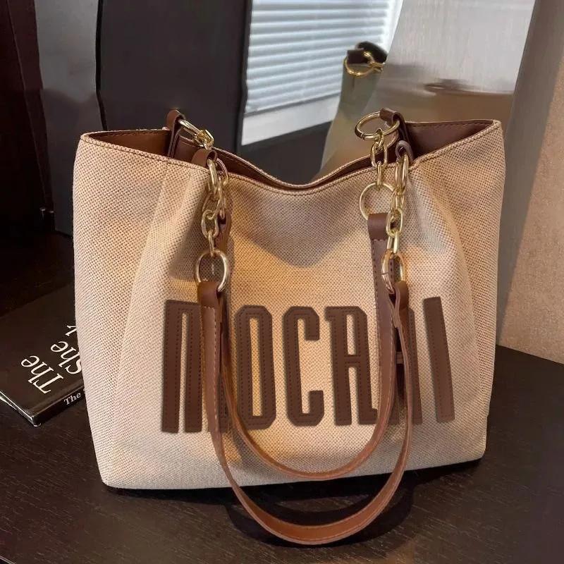 

College students autumn and winter shoulder bag, college students capacity 2025 new high-end textured commuter shoulder bag No specification коричневый