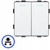Light Switch - Momentary Button 2P Mechanical Insert White RTX SH