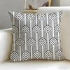 Triangle Array Cushion Cover Soft  EasyWash Pillow Case  Versatile for Couch Bed Travel and Office