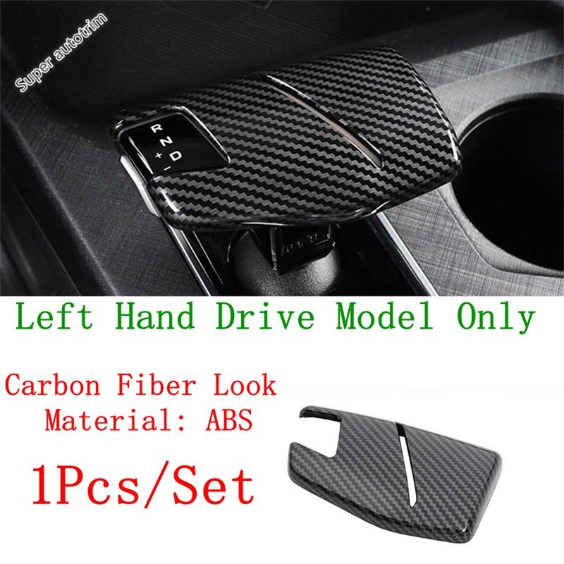 Carbon Fiber Gear Box Transmission Shift Shifter Knob Handle Cover Trim Accessories Interior For Changan UNI-V UNIV - 2024