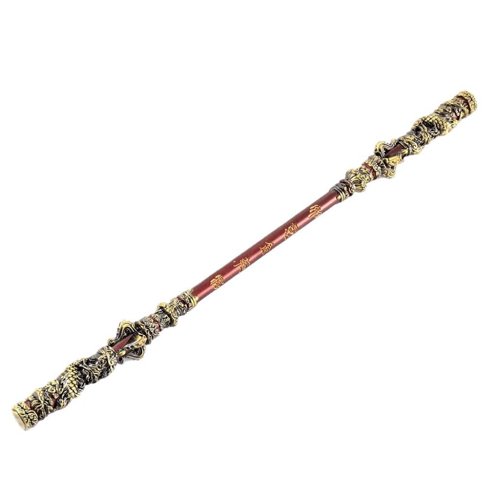 Ruyi Golden Hoop Aluminum Alloy Model Children's Birthday Gift Festival COS Dress up Prop Black Mythical Wukong Golden Hoop Prop