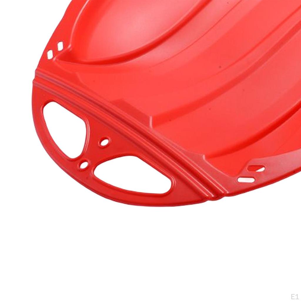 Kids Snow Sled Sledge Ski Board Downhill Toboggan Luge Grass Sand Sliding Sleigh for Girls