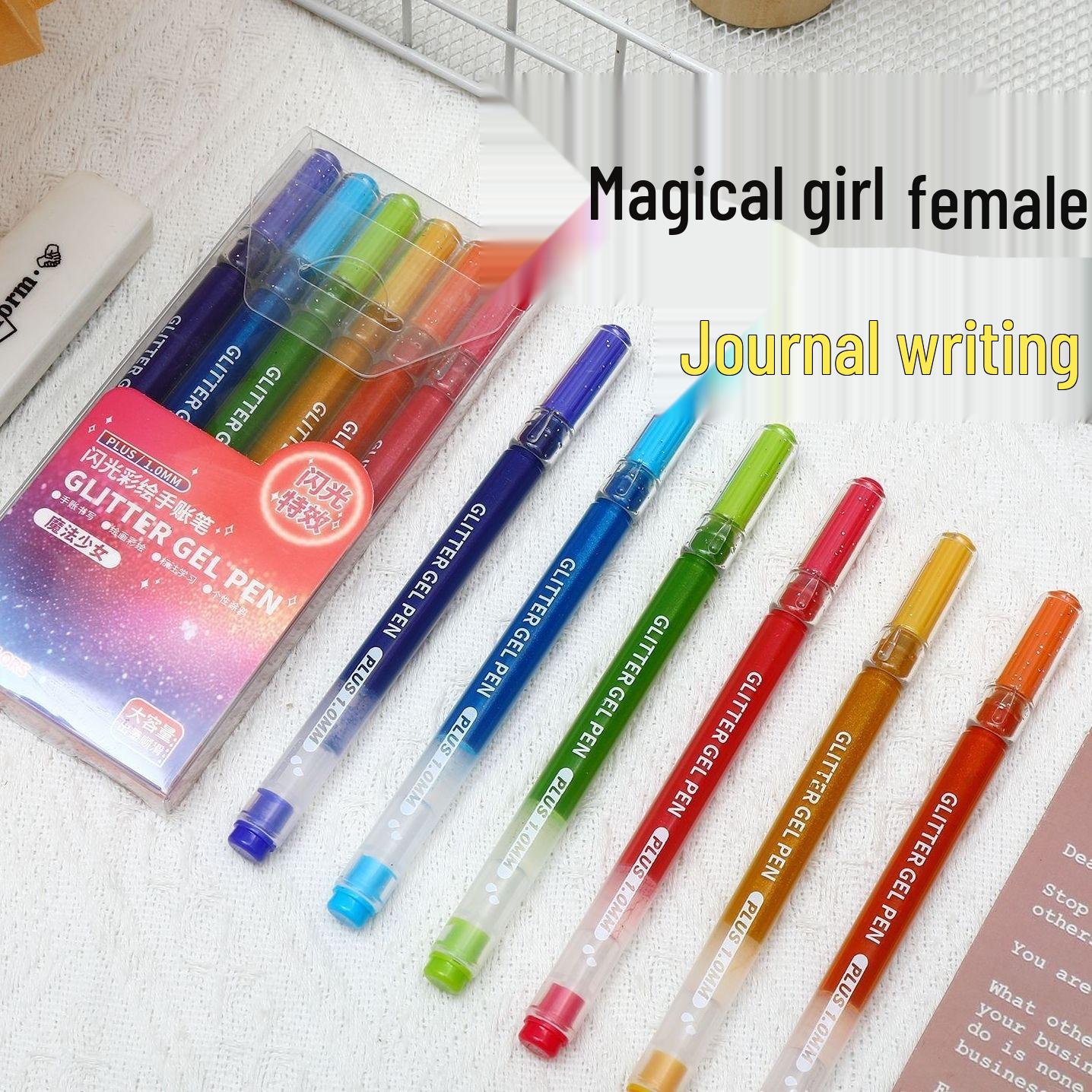 

Sparkle 1.0mm Planner Pen - 72 Glitter Colors, High Capacity for School & Art 1.0mm