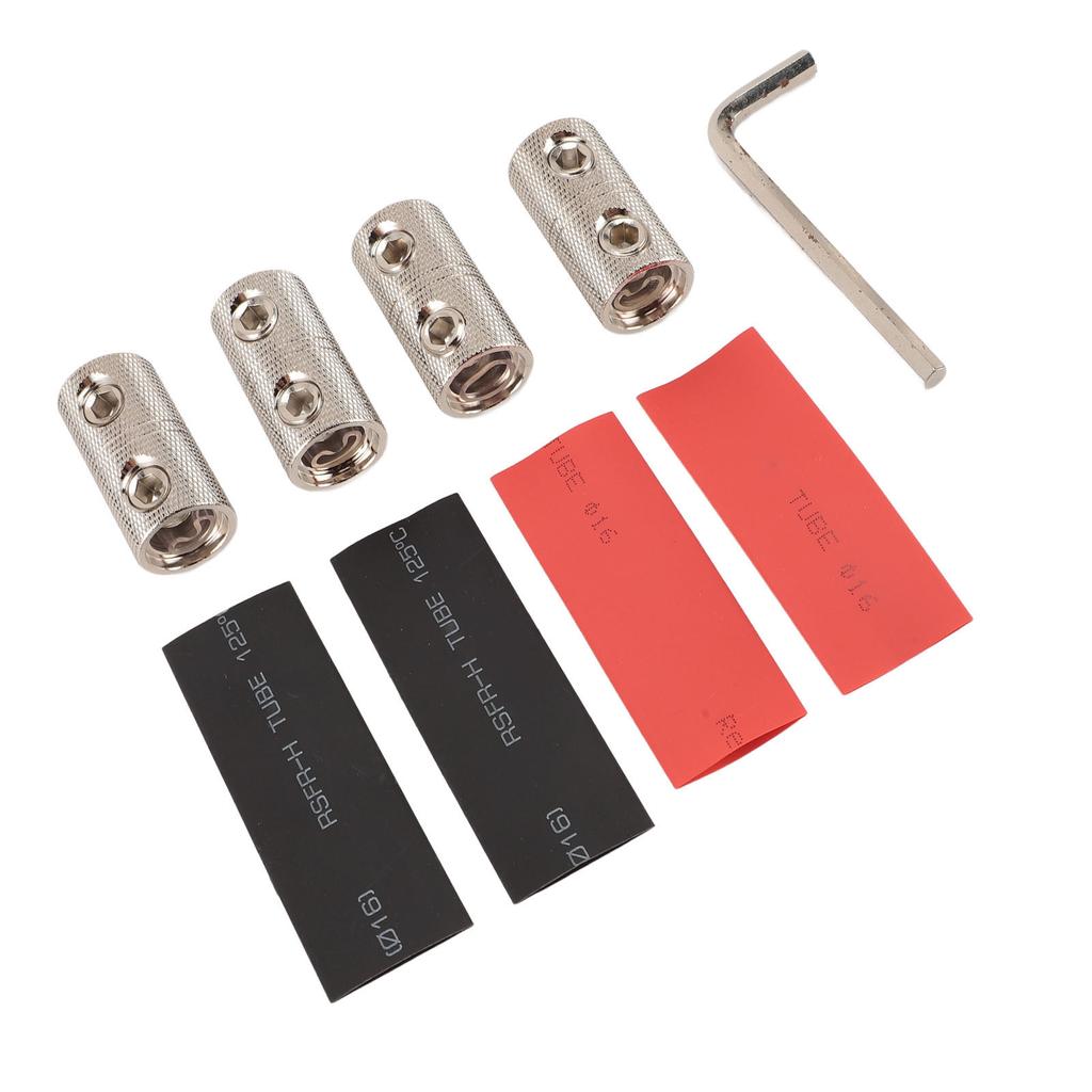 4 SZT Złącze do łączenia przewodów Izolowane Mosiężne Doskonała Przewodność Mocne Uszczelnienie do Wzmacniacza Ciężarówki B