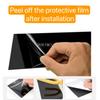 6Pcs Glossy Black Window Sticker Pillar Posts Fit For Toyota Vitz Yaris Hatchback XP130 2014- Decal Cover Door Trim Silver