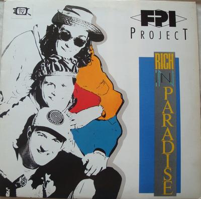 LP Record FPI PROJECT  Rich In Paradise PPRLP01 PARADISE PROJEC 1991 Italy Dance  Electronica Used