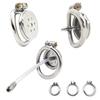 Male Chastity Device Flat Round Hole Metal Chastity Lock,Cock Cage,Urethra Catheter,Penis Ring,Bondage Belt Sex Toys For Men Gay