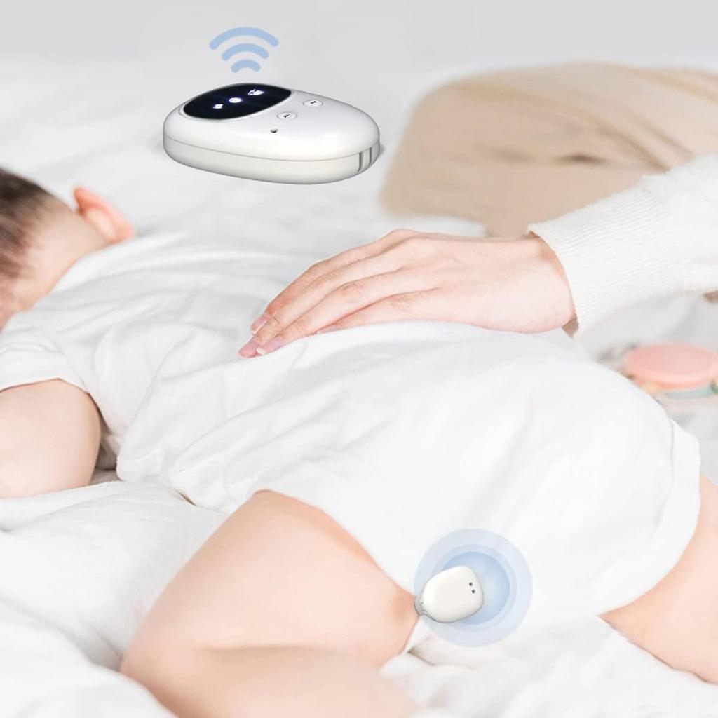 Wireless Bedwetting Alarm for Boys & Girls - USB Rechargeable with Sound & Vibration Alerts - 10-20m Range - No Wires
