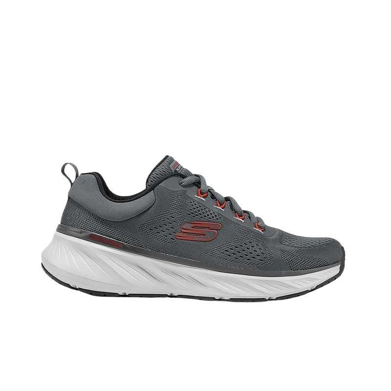 Skechers Sport Men Gray Low Top Running Shoes Mesh Comfortable Simple Versatile 232840-CCRD