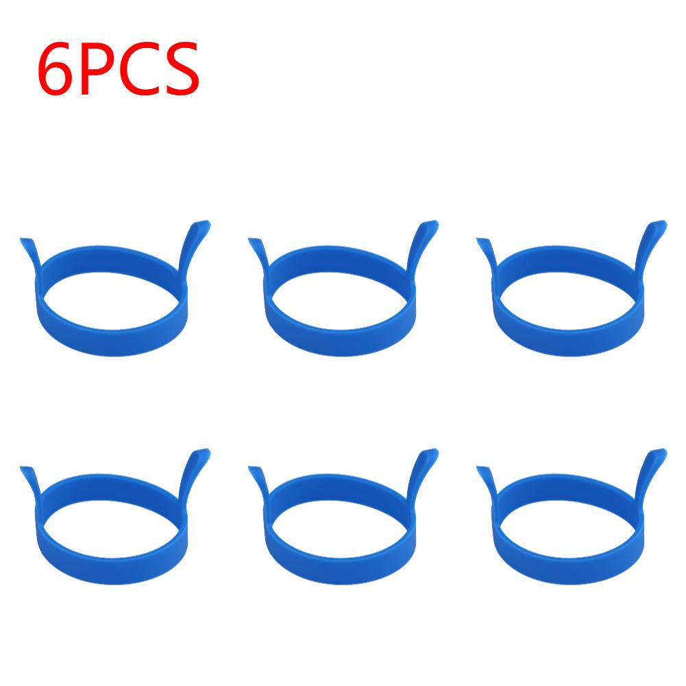 1-10Pcs Silicone Ring Fried Egg Mold Nonstick Pancake Ring Molds Heat Resistant Kitchen Omelette Tool Creative for Cooking DIY