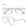 Gradient Blue Glasses: Myopic Women's Prescription, Anti-Blue Light, Face Slimming, Stylish Frames, Expert Fitting.