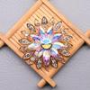 Weiman High Quality Beautiful AB Crystal Daisy Flower Brooches for Wedding or Dress Trimmings Pins