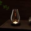 Windproof Glass Candle Holder Transparent Incenses Stove Lamp Candle Cup Cover  Zen Ambiance