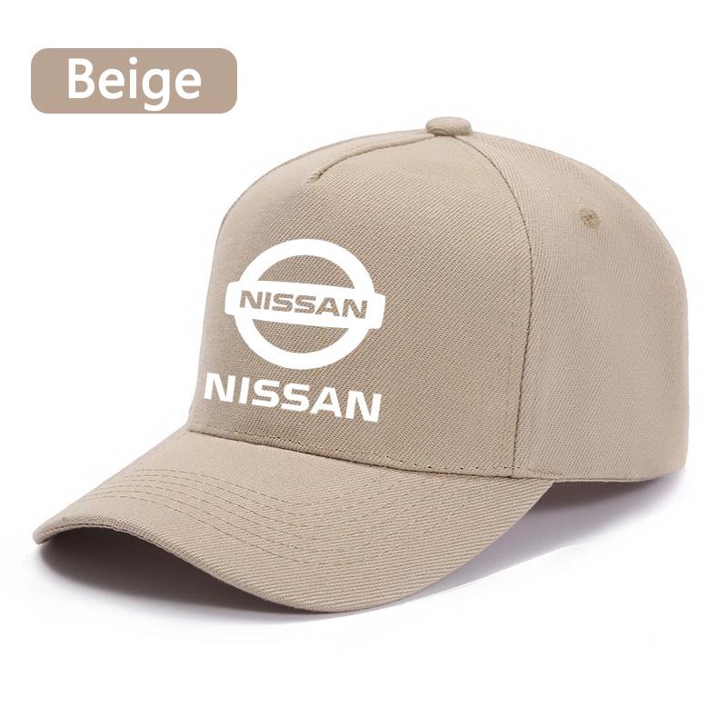 Nissan CGCBZC1 Verstelbare Auto Emblemen Baseballpet Outdoor Eendenpet Voor  Nismo GTR Qashqai J11 J10 Almera Navara Juke X-Trail Accessoires beige