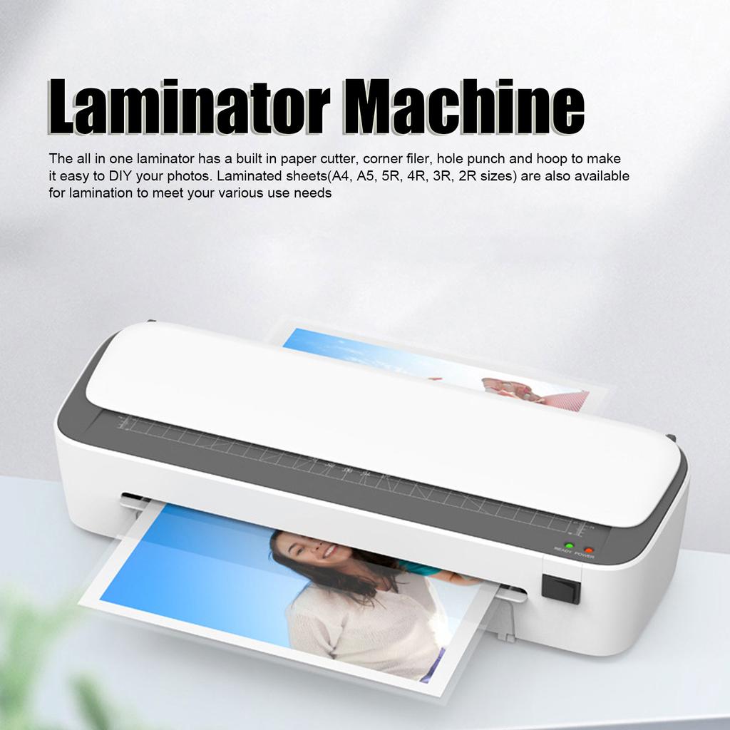 A4 Laminator Machine Time Saving Safe Prevent Bubbles 4 In 1 Thermal Laminator Machine Strong W/ Corner Rounder for School
