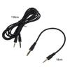 3.5mm Audio Cable Male To Male 2.5mm Stereo Headset Headphone Gold Plated Jack