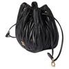 Miu Miu Matelassé Logo Lambskin Clutch Women clutch Black 5ND022_AFPP_F0002