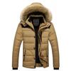 Warm Winter Men Parka Casual Hooded Men 'S Jacket Fur Lined Solid Snow Parkas Outerwear Thick Thermal Coats Large Size