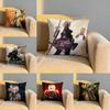 Game NNier DDLC Cushion Cover Soft Reversible  Durable Pillow Cover  MultiScene Use for Home  Car Daily Comfort