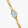 Breda Women's Jane Analog Watch Gold and Blue Mother of Pearl 1741C