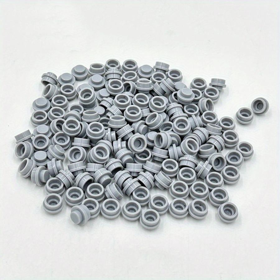 100pcs DIY Building Blocks 1x1 Round Plate Pixel Art Kit Brick Bulk Compatible 4073 Anime Figure Enlighten Gift for Children