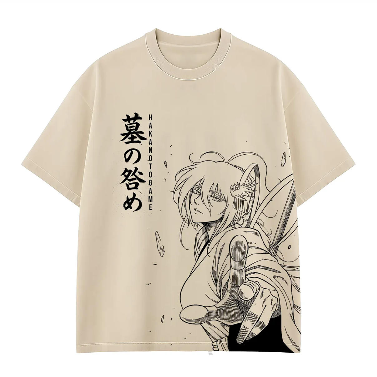 

BLEACH Kuchiki Rukia T Shirts Anime Print Tshirt Unisex Women Vintage Wash Cotton Tee Clothing Summer Short Sleeve Loose Streetwear S