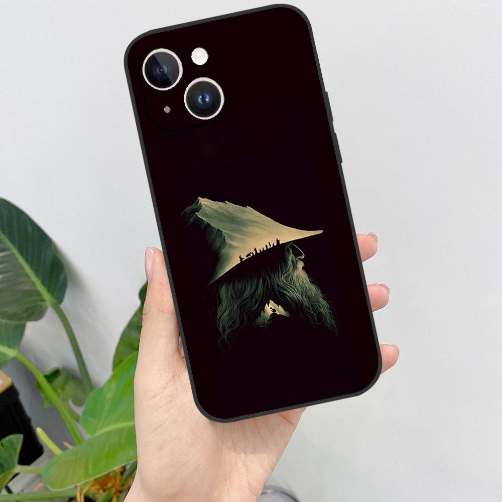 Movie The L-Lord R-Rings Phone Case For Iphone 16 15 11 13 14 Pro Max 7 8 Plus X Xr Xs Max 12mini Black Shell Cover Case