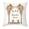 Eid Mubarak Pillowcase Moon Star Lantern Pillowcase Decoration