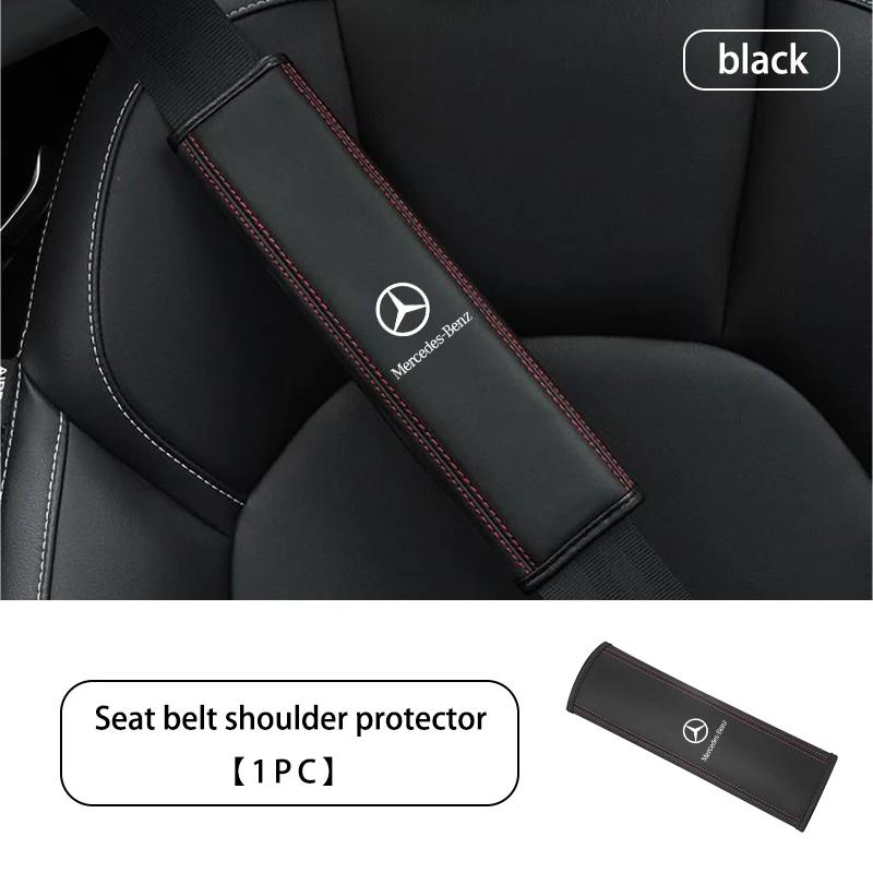

Car Seat Belt Cover Shoulder Strap Protector Pad Accessories For Mercedes Benz AMG A C E S G Class W201 W210 W108 W204 W205 W203
