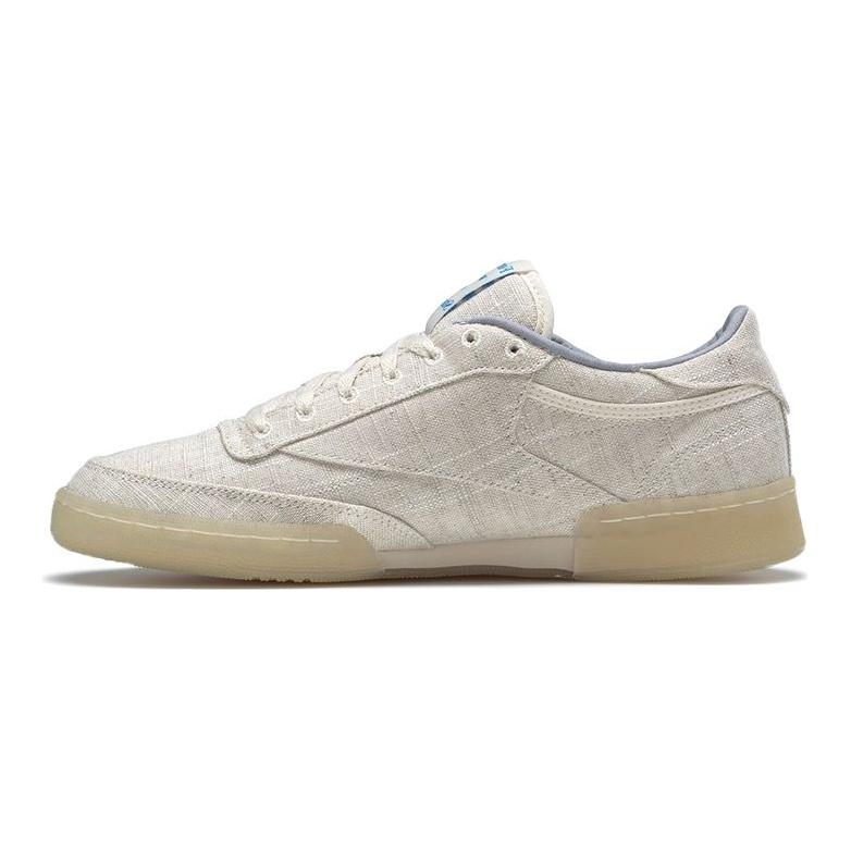 Story Mfg. X Reebok Club C 85 Non-Dyed Unisex Sneakers Cream Washed-Yellow GZ8543