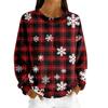 Women's Fleece Hoodie Long-Sleeve Round  Neck Casual Comfortable Loose-Fit Lightweight Women's Hoodie