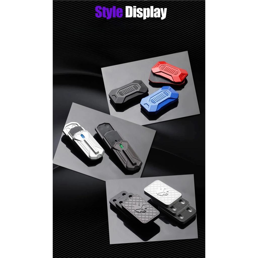 Luminous Magnetic Push Card EDC Metal Fidget Pushing Plate Coin Mechanical Slider Relieve Stress Relief Toy Antistresse Anxiety